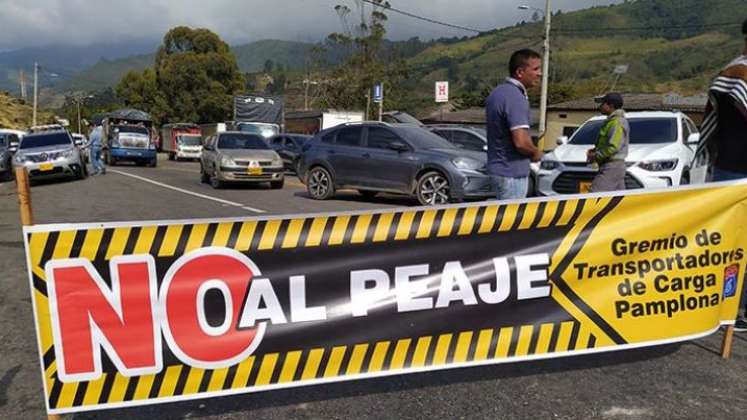 Fueron varias las protestas y bloqueos los que se realizaron en la provincia de Pamplona durante más de 2 años, para evitar la instalación del peaje de Pamplonita./ Foto: Archivo / La Opinión 