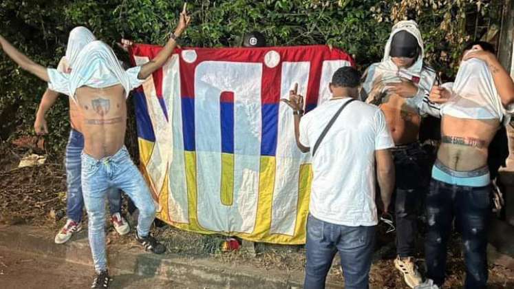 Robo de banderas del América de Cali 