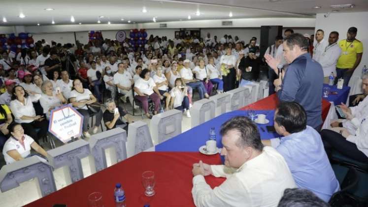 Germán Vargas Lleras estuvo en Cúcuta para reunirse con los empresarios y la bancada del partido en Norte de Santander./Foto cortesía