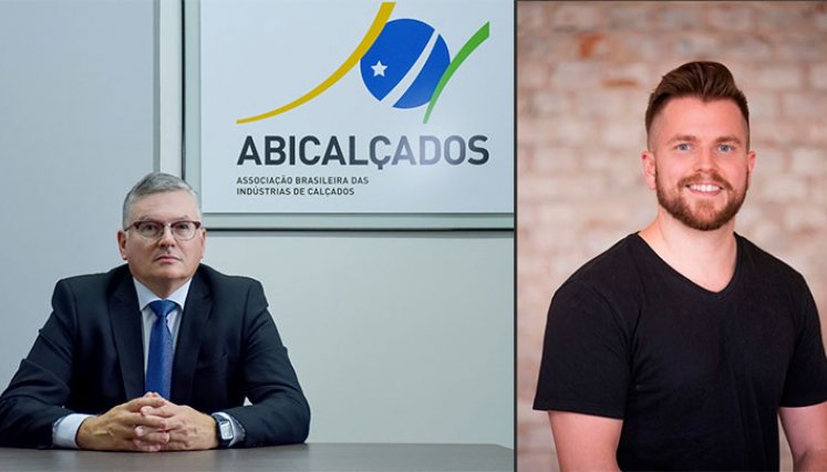 Haroldo Ferreira, presidente ejecutivo de la Asociación Brasileña das Industrias de Calzado (Abicalçados), y  Cristian Schlindwein, gestor de Proyectos de Abicalçados. / Foto: Cortesía