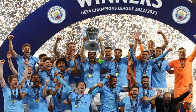 Manchester City Campeón. Foto: AFP