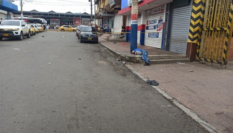 El cadáver quedó a pocos metros de la Terminal de Transporte de Cúcuta
