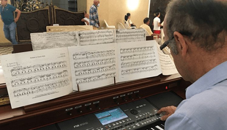 Un instrumento músical, único en la región, llegó a la Catedral de Cúcuta