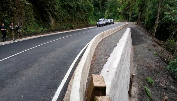 Mejoran un tramo de la vía a Delicias, en Táchira