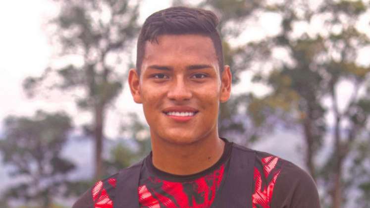 Andrés Peralta, delantero del Cúcuta Deportivo. 