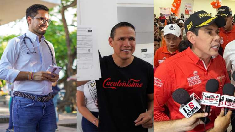 Fajardo, Acevedo y Figueroa, listos para competir por la Alcaldía de Cúcuta