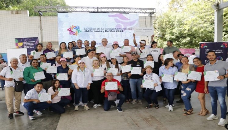 Comunidad y gobierno se unen contra la delincuencia. /Foto: Cortesía