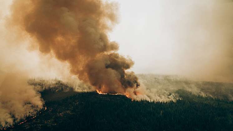 Incendio en Canadá 