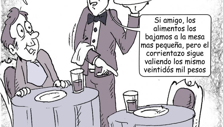 La baja en los alimentos