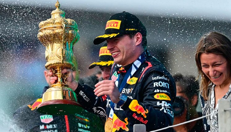 Max Verstappen, GP de Silverstone. 