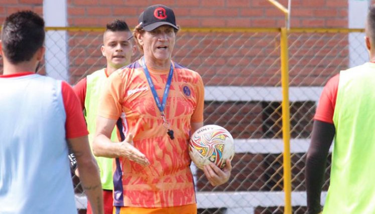 Rubén Tanucci, técnico del Cúcuta Deportivo. 
