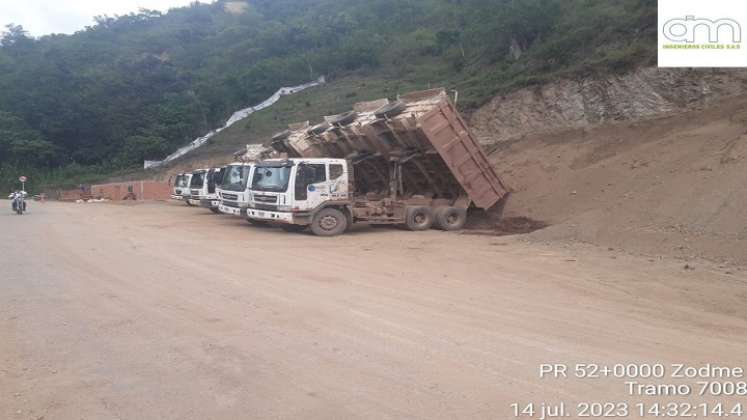 La próxima semana estarán llegando los puentes metálicos para instalarlos en los puntos críticos de la carretera /Fotos Cortesía.