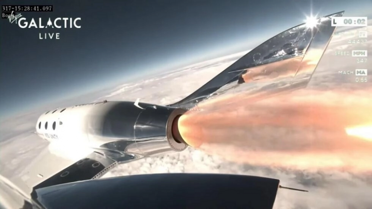 Virgin Galactic. / Foto: AFP