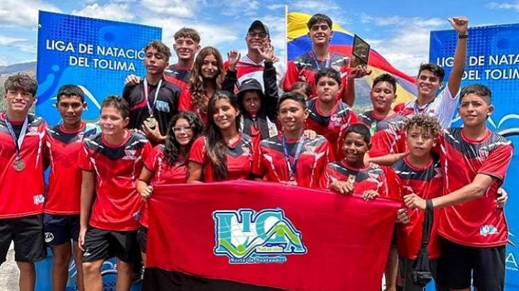 Esta es la delegación de Norte de Santander que se destacó en el Interligas de Aguas Abiertas en Prado, Tolima.