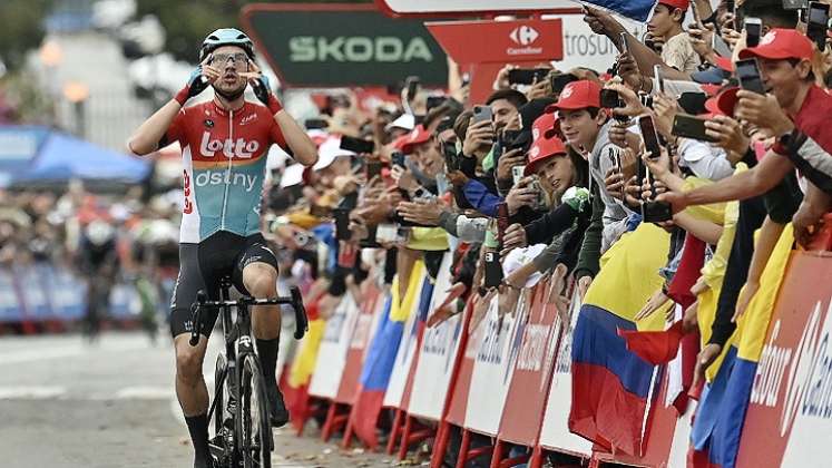 Andreas Kron (Lotto Soudal) fue el protagonista de la segunda etapa.