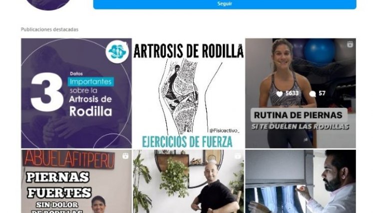 Búsqueda en Instagram. 