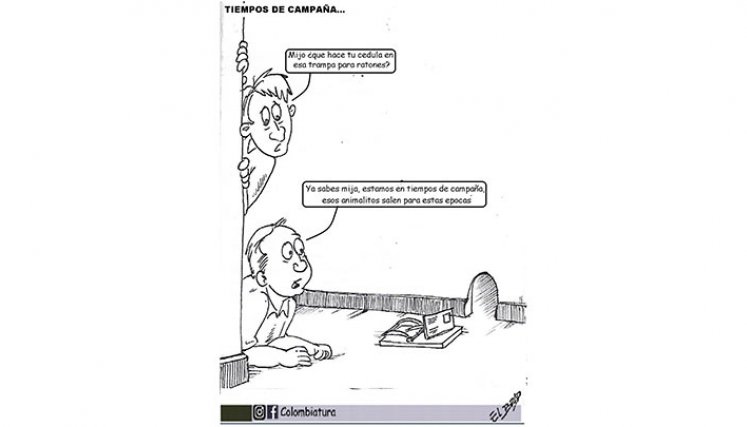 Caricatura @Colombiatura
