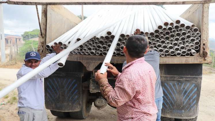 A través de un convenio solidario se busca remediar un problema de saneamiento básico ambiental. /Fotos Cortesía.