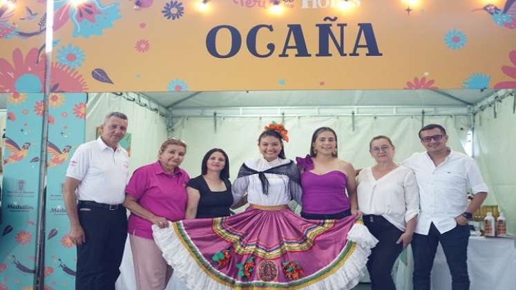 Ocaña tuvo la participación de 4 stands donde se exhibieron muestras turísticas, gastronómicas y de emprendimientos locales, incluyendo algunos empresarios seleccionados del programa “Mi plante y Pa’lante”./ Foto: Cortesía