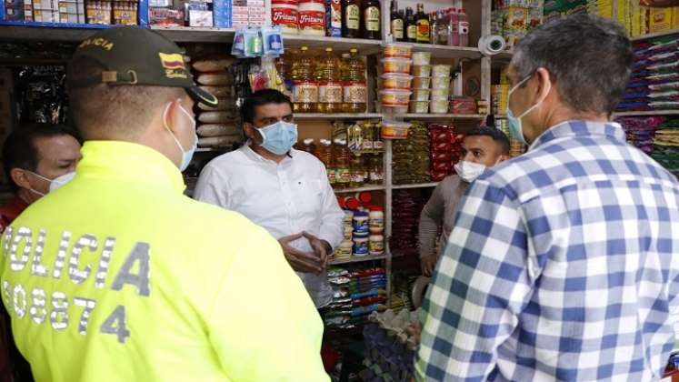 Los comerciantes de la plaza de mercado de Ocaña, los más afectados./ Foto Cortesía