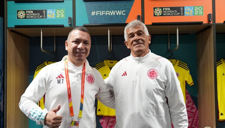 Omar Espinosa, utilero de la Selección Colombia femenina