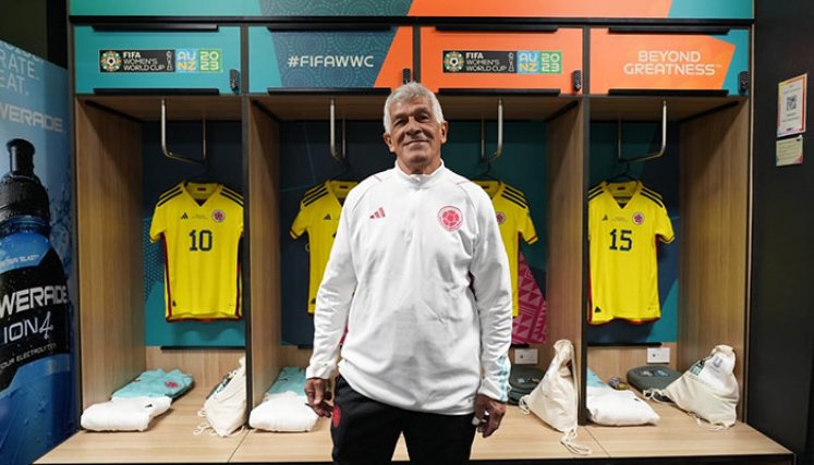 Omar Espinosa, utilero de la Selección Colombia femenina