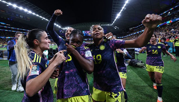 Selección Colombia en el Mundial Femenino. 