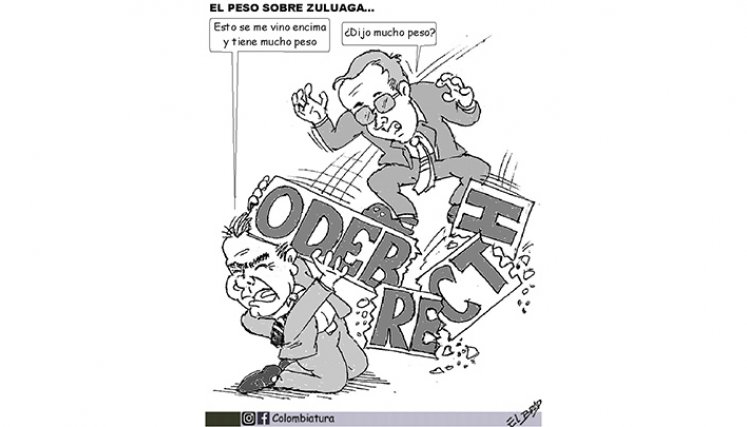 El peso sobre Zuluaga