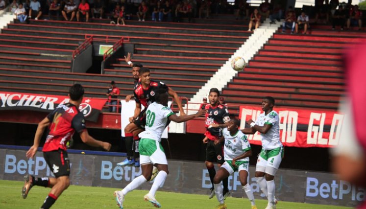 Cúcuta Deportivo fue un completo dominador del primer tiempo. 