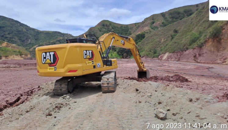 En la zona de emergencia de El Tarrita, el fin de semana se desbordó el río/Foto cortesía En la zona de emergencia de El Tarrita, el fin de semana se desbordó el río/Foto cortesía