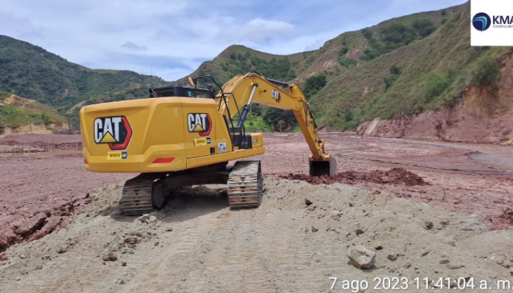 En la zona de emergencia de El Tarrita, el fin de semana se desbordó el río/Foto cortesía