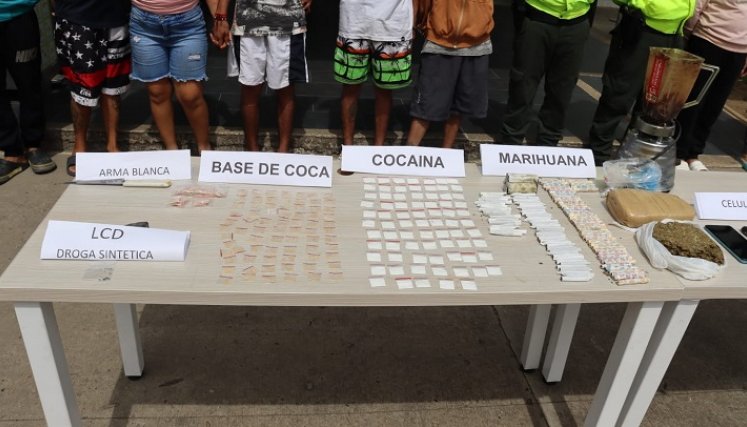 droga incautada.