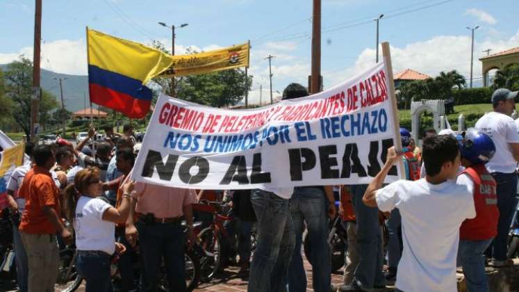 Años atrás se han llevado a cabo muchas protestas en contra del peaje de La Parada/Foto archivo