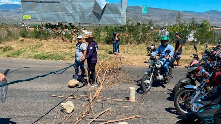 Bloqueo Villa del Rosario. 