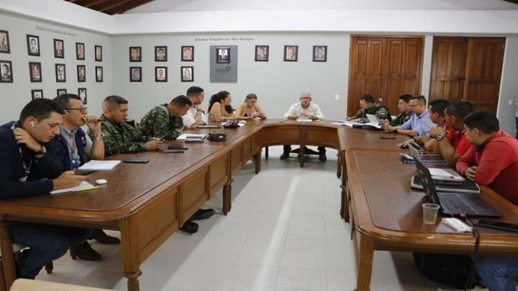 En Consejo extraordinario de seguridad se revisaron los planes estratégicos de protección. / Foto Cortesía