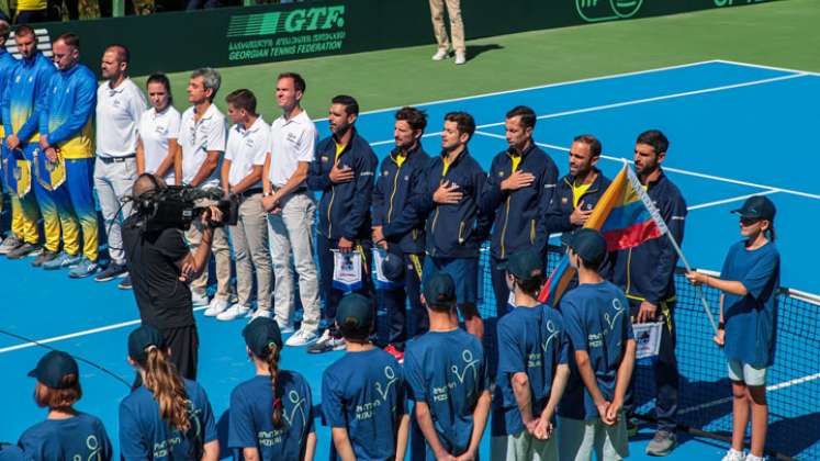 Equipo Colombia Colsanitas. Foto: Nikolay Kattsyn / ITF-FCT 