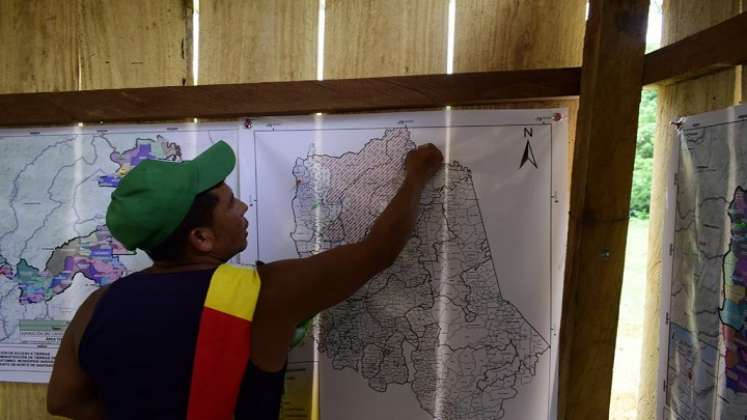 Comunidades indígenas participan en talleres sobre la defensa de los territorios para la convivencia pacífica. / Foto  Cortesía