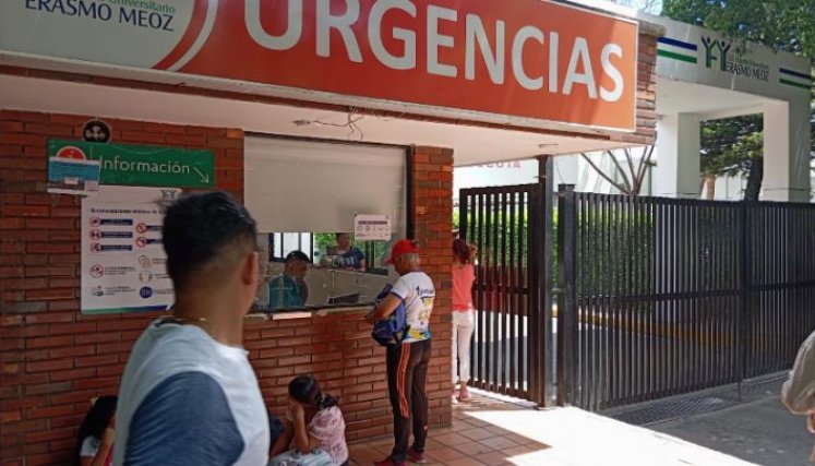 Fachada del departamento de urgencias del hospital Erasmo Meoz/Foto Orlando Carvajal/La Opinión