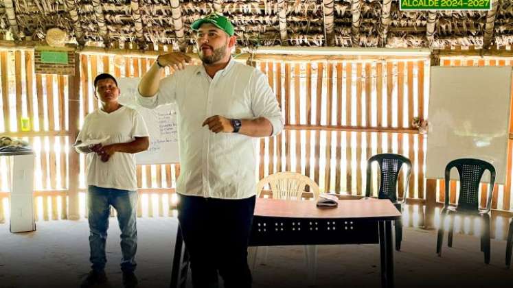 Javier Pérez, candidato a la Alcaldía de Tibú, denunció amenazas en su contra./Foto cortesía