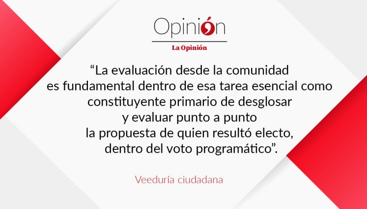 Veeduría ciudadana, editorial del 1 de septiembre