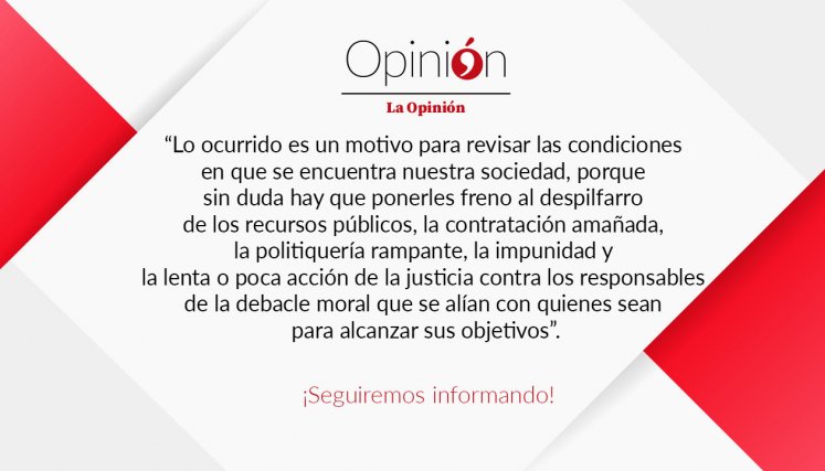 Editorial del domingo 17 de septiembre de 2023.