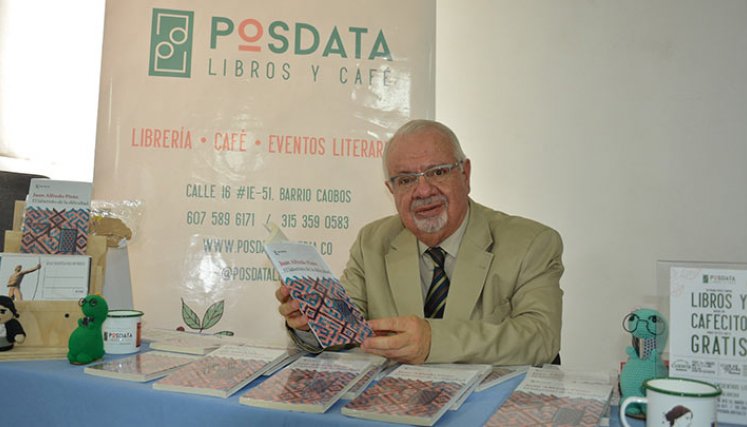 Juan Alfredo Pinto visitó Cúcuta, con el auspicio de la Cámara de Comercio y la Fundación El Cinco a las Cinco, para presentar su nuevo libro./Foto Cortesía