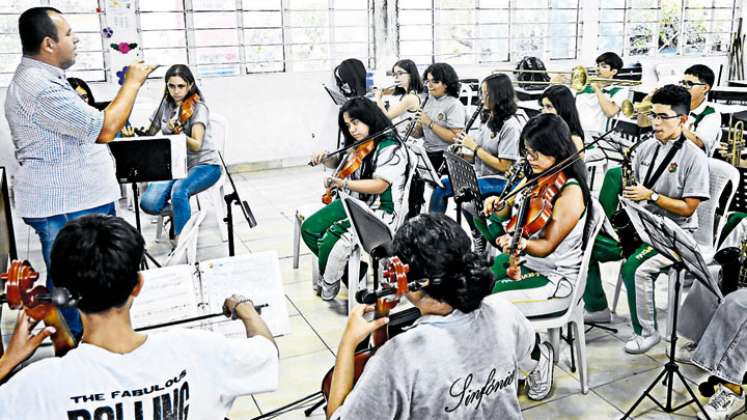 El colegio Sagrado Corazón le está apostando a la integración por medio de las artes. 