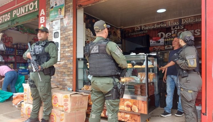 Por mandato expreso del ministro de Defensa la plaza de mercado de Ocaña está blindada para contrarrestar a los delincuentes.