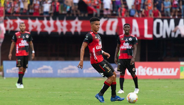 Juan Pablo Díaz, volante del Cúcuta Deportivo. 