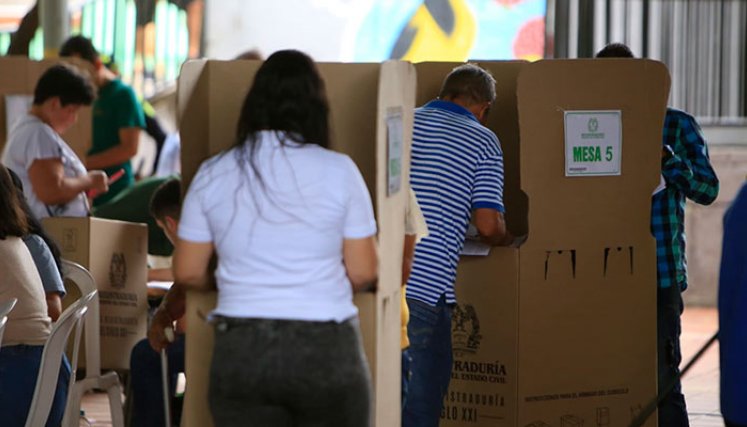 Jornada electoral.