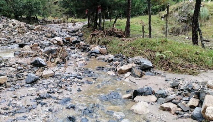 Las fuertes lluvias comenzaron desde el jueves en la tarde. / Foto Cortesía / La Opinión 
