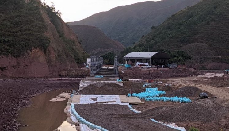 Puente Militar en el sitio El Tarrita, Ábrego/Foto cortesía