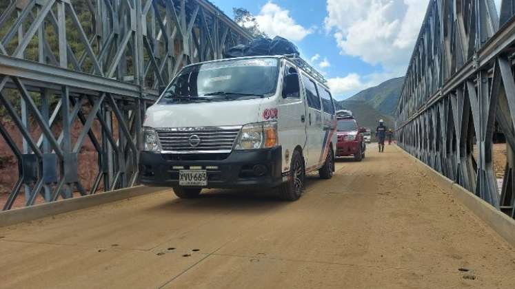 Puente El Tarrita, en zona rural de Ábrego, quedará habilitado hoy/Foto cortesía