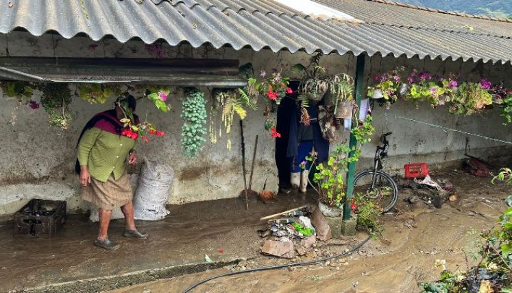 Mutiscua es uno de los municipios más afectados debido a las precipitaciones. / Foto: Cortesía. 